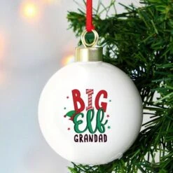 Personalised Big Elf Bauble -Xmas Decor Shop 4004323 3