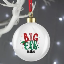 Personalised Big Elf Bauble -Xmas Decor Shop 4004323 5