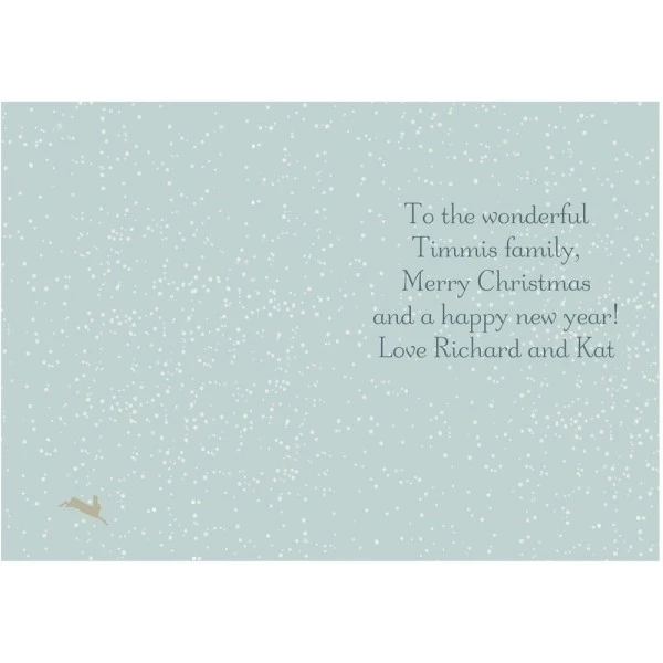 Personalised A Winter's Night Card 3 Personalised A Winter's Night Card - Image 3