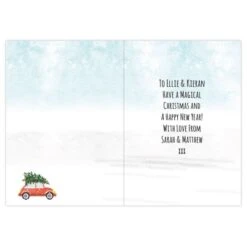 Personalised "Driving Home For Christmas'" Card 9 Personalised "Driving Home For Christmas'" Card -Xmas Decor Shop gc00628 4