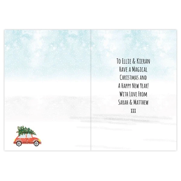 Personalised "Driving Home For Christmas'" Card 5 Personalised "Driving Home For Christmas'" Card - Image 5