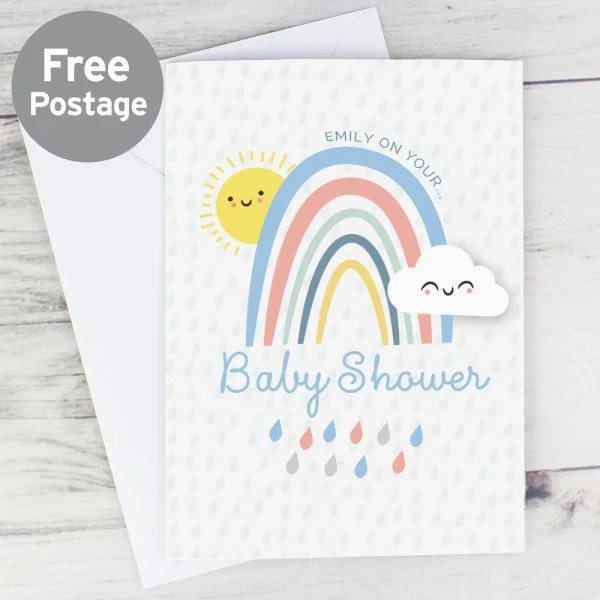Personalised Baby Shower And New Baby Card 1 Personalised Baby Shower And New Baby Card