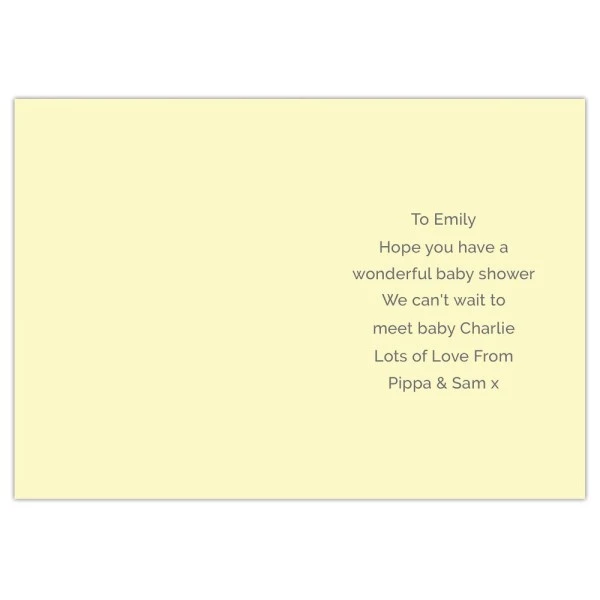 Personalised Baby Shower And New Baby Card 3 Personalised Baby Shower And New Baby Card - Image 3