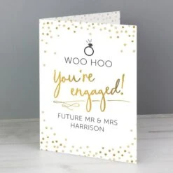 Personalised Engagement Card -Xmas Decor Shop gc00675 5