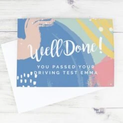 Personalised Well Done! Card -Xmas Decor Shop gc00677 2