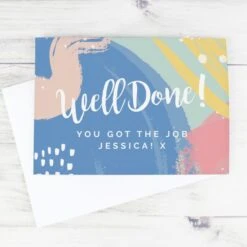 Personalised Well Done! Card -Xmas Decor Shop gc00677 4