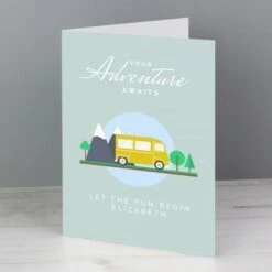Personalised Leaving Retirement Adventure Card -Xmas Decor Shop gc00678 3