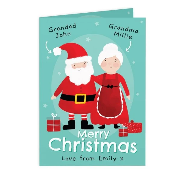 Personalised Mr & Mrs Claus Card 2 Personalised Mr & Mrs Claus Card - Image 2