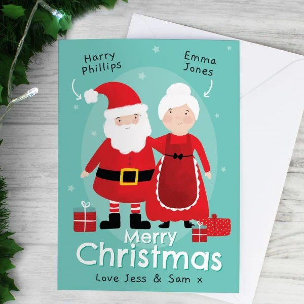 Personalised Mr & Mrs Claus Card 6 Personalised Mr & Mrs Claus Card - Image 6