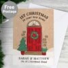 Personalised 1st Christmas In Your New Home Card