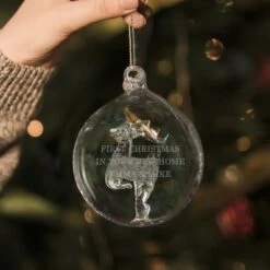 Personalised Glass Reindeer Bauble 8 Personalised Glass Reindeer Bauble -Xmas Decor Shop p0107b24 3