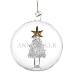 Personalised Name Only Christmas Tree Glass Bauble -Xmas Decor Shop p0107d31 4