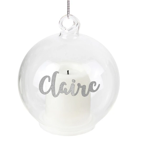 Personalised Christmas LED Candle Bauble 2 Personalised Christmas LED Candle Bauble - Image 2