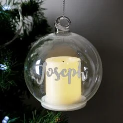 Personalised Christmas LED Candle Bauble 6 Personalised Christmas LED Candle Bauble -Xmas Decor Shop p0107f23 2