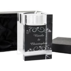 Personalised Ornate Swirl Glass Tea Light Candle Holder 13 Personalised Ornate Swirl Glass Tea Light Candle Holder -Xmas Decor Shop p0108a10 4