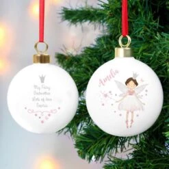 Personalised Fairy Princess Bauble