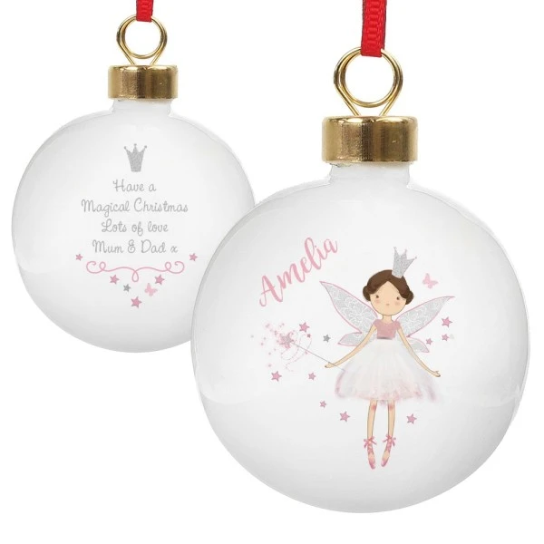 Personalised Fairy Princess Bauble 2 Personalised Fairy Princess Bauble - Image 2