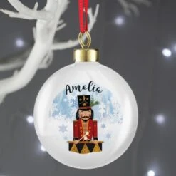 Personalised Nutcracker Bauble -Xmas Decor Shop p0305h45 2