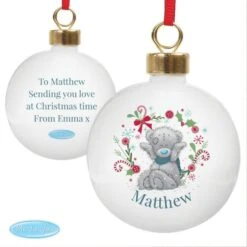 Personalised Me To You For Grandad Dad Christmas Bauble -Xmas Decor Shop p0305h85 1