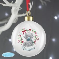 Personalised Me To You For Grandad Dad Christmas Bauble -Xmas Decor Shop p0305h85 2