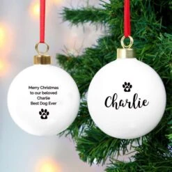 Personalised Pet Bauble 5 Personalised Pet Bauble -Xmas Decor Shop p0305i22 2