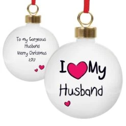 Personalised I Heart Bauble 11 Personalised I Heart Bauble -Xmas Decor Shop p0306d31 3