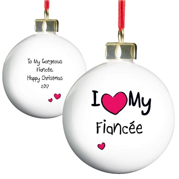 Personalised I Heart Bauble 6 Personalised I Heart Bauble - Image 6