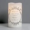 Personalised Ornate Frame LED Candle