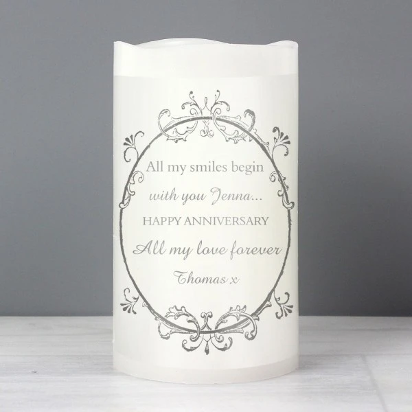 Personalised Ornate Frame LED Candle 8 Personalised Ornate Frame LED Candle - Image 8