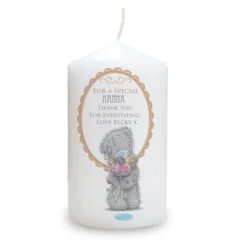 Personalised Me To You Flowers Pillar Candle For Her -Xmas Decor Shop p0409c74 2