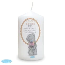Personalised Me To You Flowers Pillar Candle For Her -Xmas Decor Shop p0409c74 5