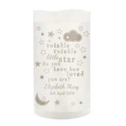 Personalised Twinkle Twinkle Nightlight LED Candle -Xmas Decor Shop p0409c77 3