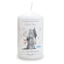 Personalised Me To You Graduation Pillar Candle -Xmas Decor Shop p0409c78 1