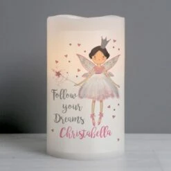 Personalised Fairy Princess Night Light LED Candle -Xmas Decor Shop p0409d55 6