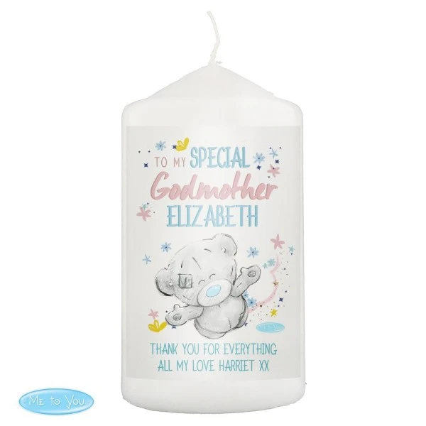 Personalised Me To You Godmother Pillar Candle 2 Personalised Me To You Godmother Pillar Candle - Image 2