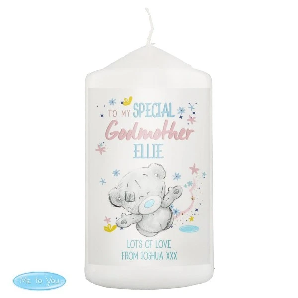 Personalised Me To You Godmother Pillar Candle 4 Personalised Me To You Godmother Pillar Candle - Image 4