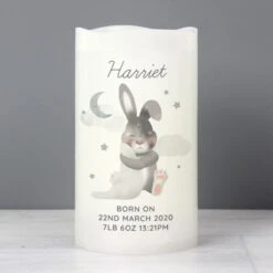 Personalised Baby Bunny LED Candle 7 Personalised Baby Bunny LED Candle -Xmas Decor Shop p0409d64 2