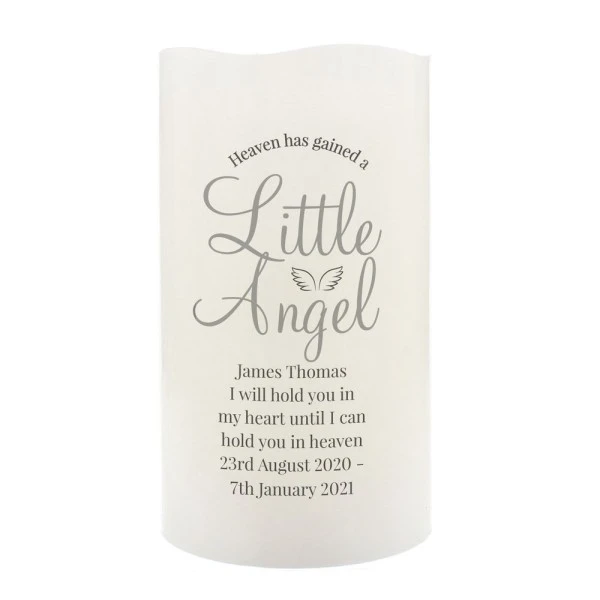 Personalised Little Angel LED Candle 2 Personalised Little Angel LED Candle - Image 2