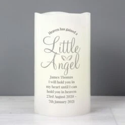 Personalised Little Angel LED Candle 6 Personalised Little Angel LED Candle -Xmas Decor Shop p0409d94 2