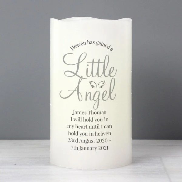 Personalised Little Angel LED Candle 3 Personalised Little Angel LED Candle - Image 3