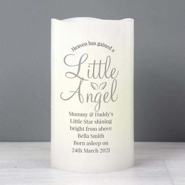 Personalised Little Angel LED Candle 4 Personalised Little Angel LED Candle - Image 4