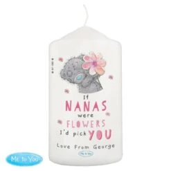 Personalised Me To You If... Were Flowers Pillar Candle -Xmas Decor Shop p0409e14 4