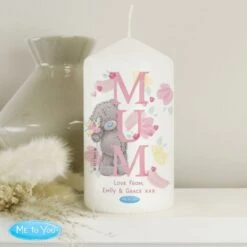 Personalised Me To You MUM Pillar Candle