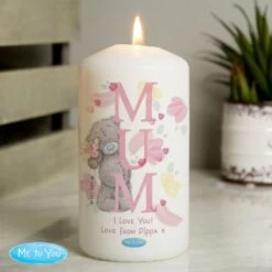 Personalised Me To You MUM Pillar Candle -Xmas Decor Shop p0409e25 2