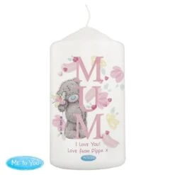 Personalised Me To You MUM Pillar Candle -Xmas Decor Shop p0409e25 3