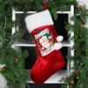 Personalised Christmas Santa Red Stocking