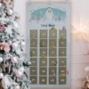 Personalised The Snowman And The Snowdog Advent Calendar In Silver Grey