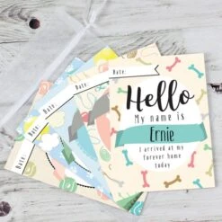 Personalised Puppy Cards: For Milestone Moments 12 Personalised Puppy Cards: For Milestone Moments -Xmas Decor Shop p0512aa10 4