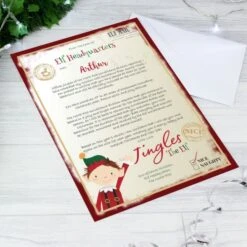 Personalised Elf Surveillance Christmas Letter 9 Personalised Elf Surveillance Christmas Letter -Xmas Decor Shop p0512aa33 2