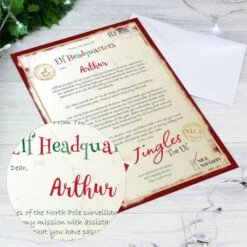 Personalised Elf Surveillance Christmas Letter 10 Personalised Elf Surveillance Christmas Letter -Xmas Decor Shop p0512aa33 3